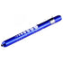 Aluminum LED Reusable Penlight with Pupil Gauge - Blue