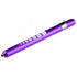 Aluminum LED Reusable Penlight with Pupil Gauge - Purple