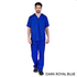 Unisex Cargo Solid V-Neck Scrub Set