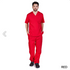 Unisex Cargo Solid V-Neck Scrub Set